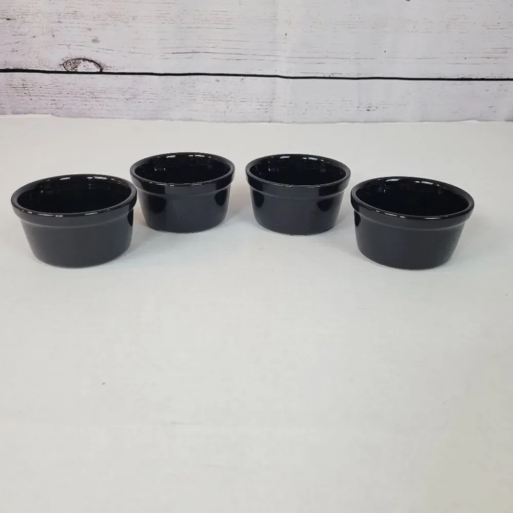 Basic Black Ramekins;‎ Set of 4